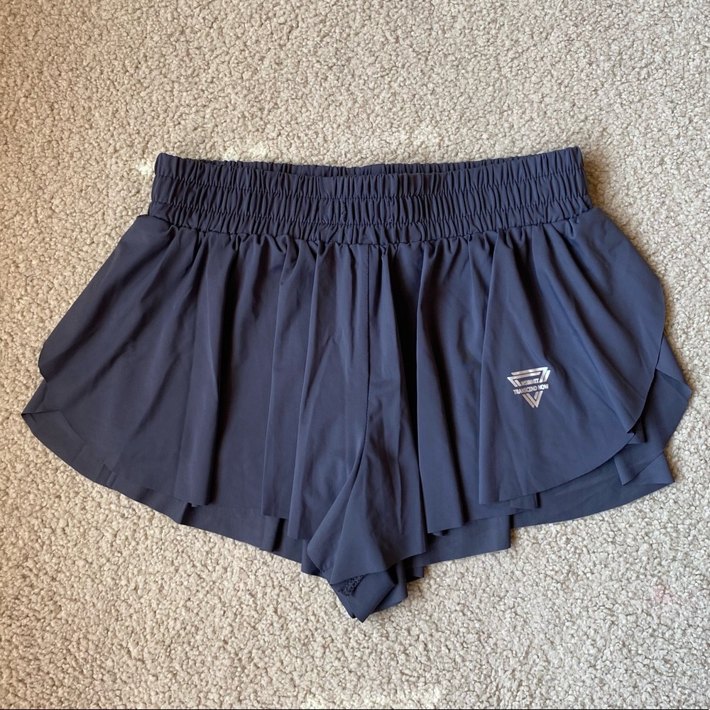 Tik Tok Trend Gray Flowy Athletic Shorts